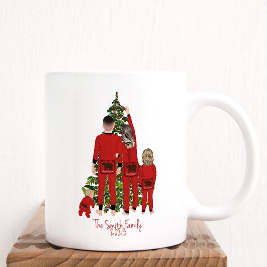 Christmas Pajamas Family Mug