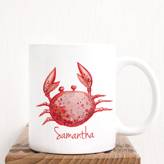 Watercolor Crab Mug