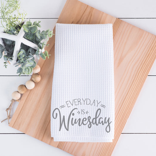 Every Day Is Winesday Hand Towel