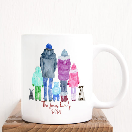 Winter Family Mug
