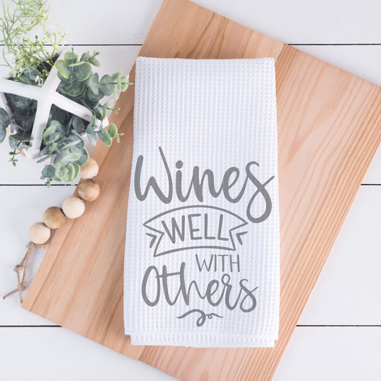 Wines Well With Others Hand Towel