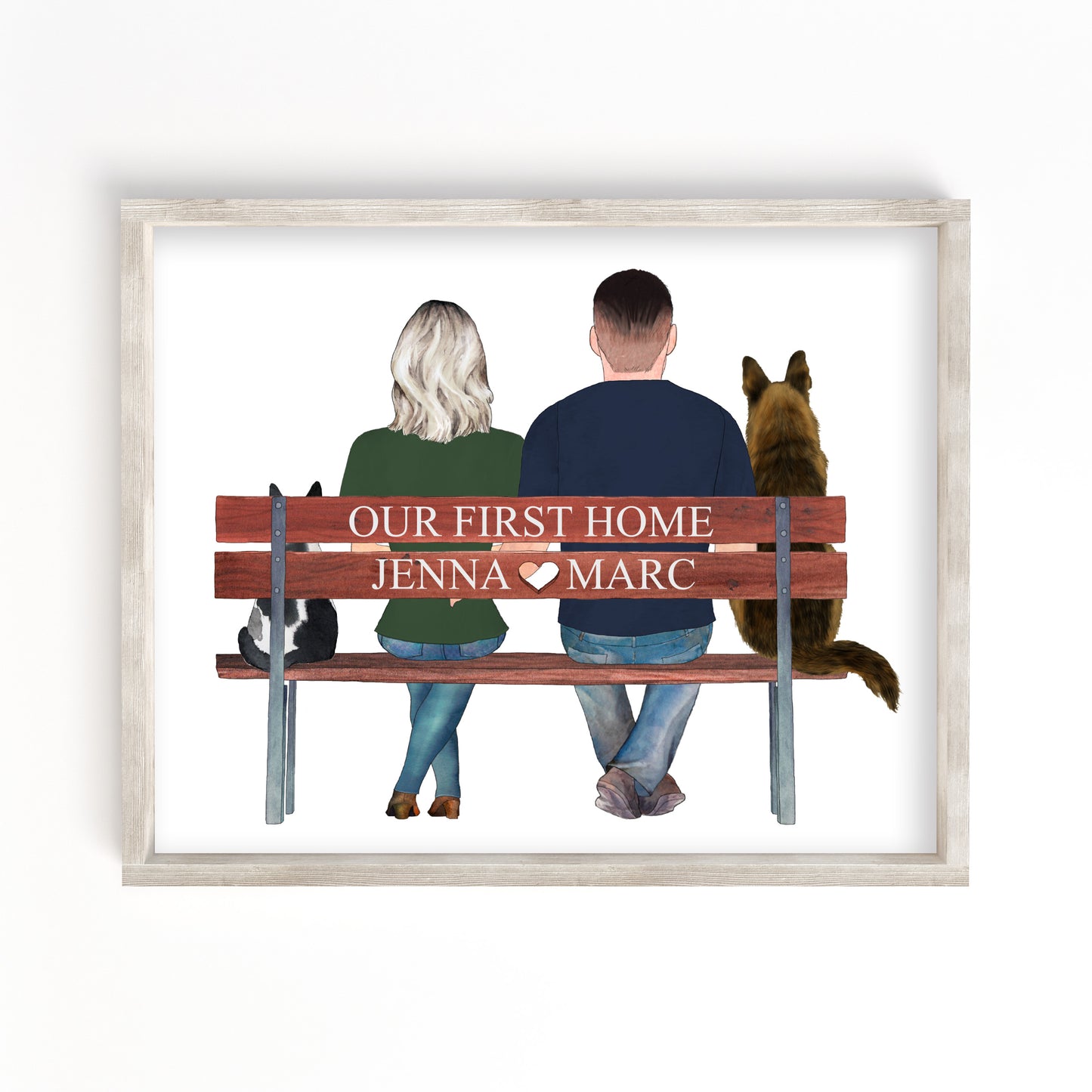 Couples First Home Portrait