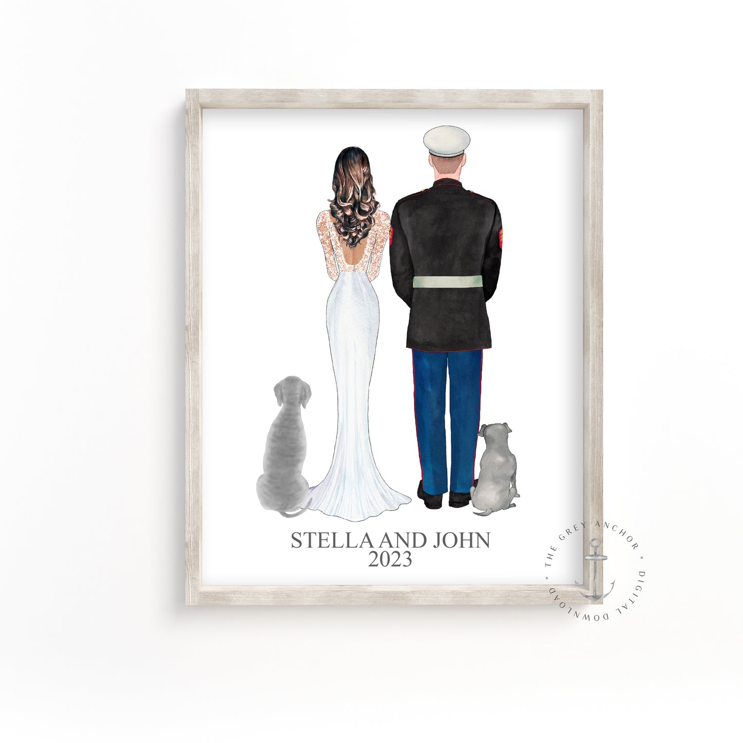 Military Wedding Portrait