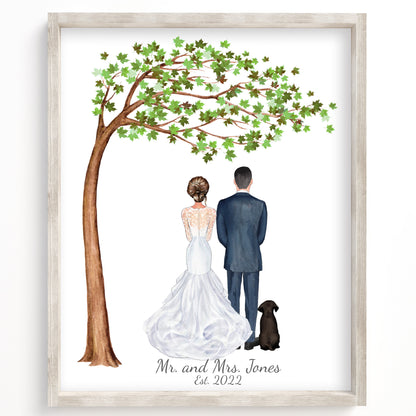 Wedding Tree Portrait