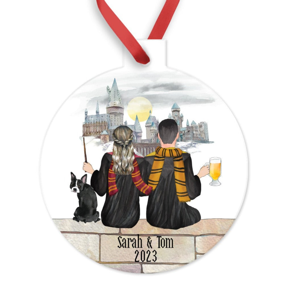 Wizard Couple Ornament
