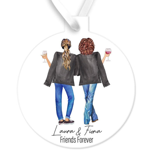 Leather Jacket Friends Ornament