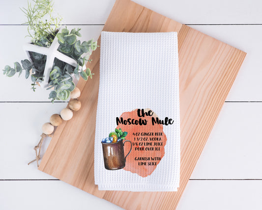Moscow Mule Recipe Hand Towel
