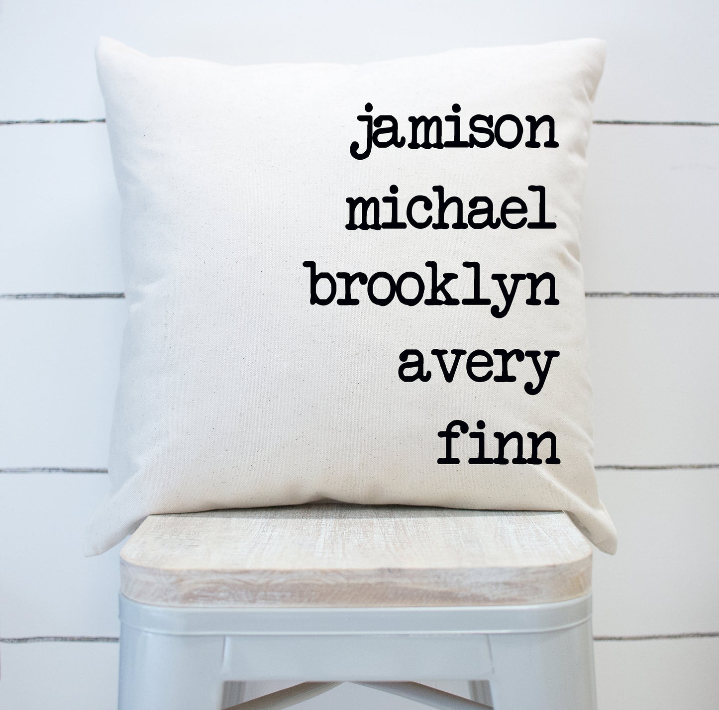 Kids & Family Names Throw Pillow
