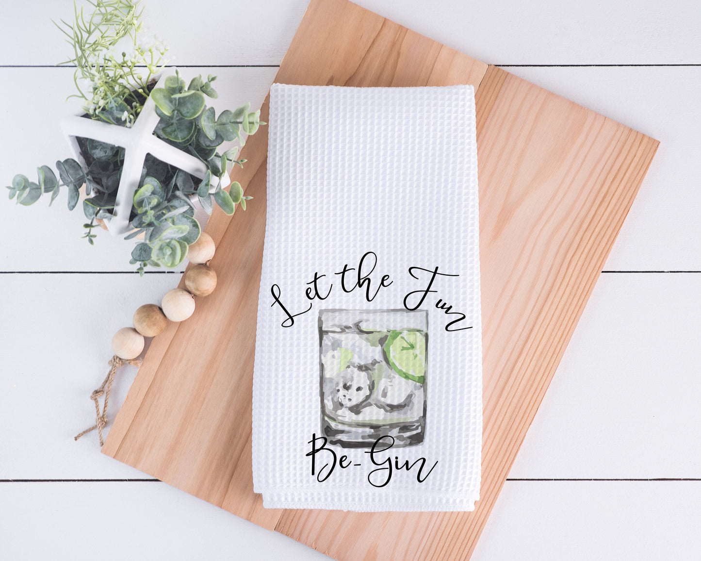 Let the Fun Be Gin Hand Towel