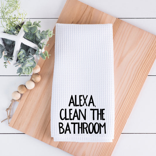 Alexa Clean The Bathroom Hand Towel