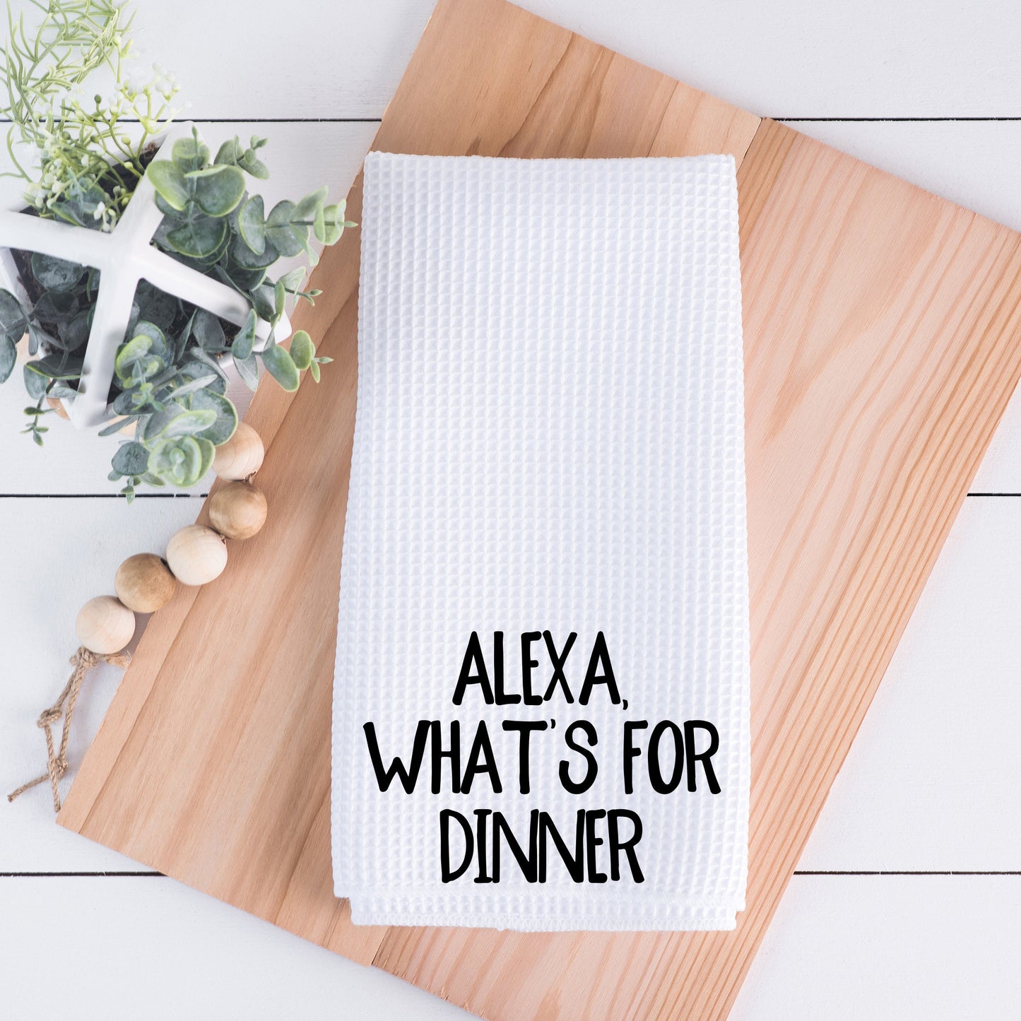 Alexa What's For Dinner Hand Towel