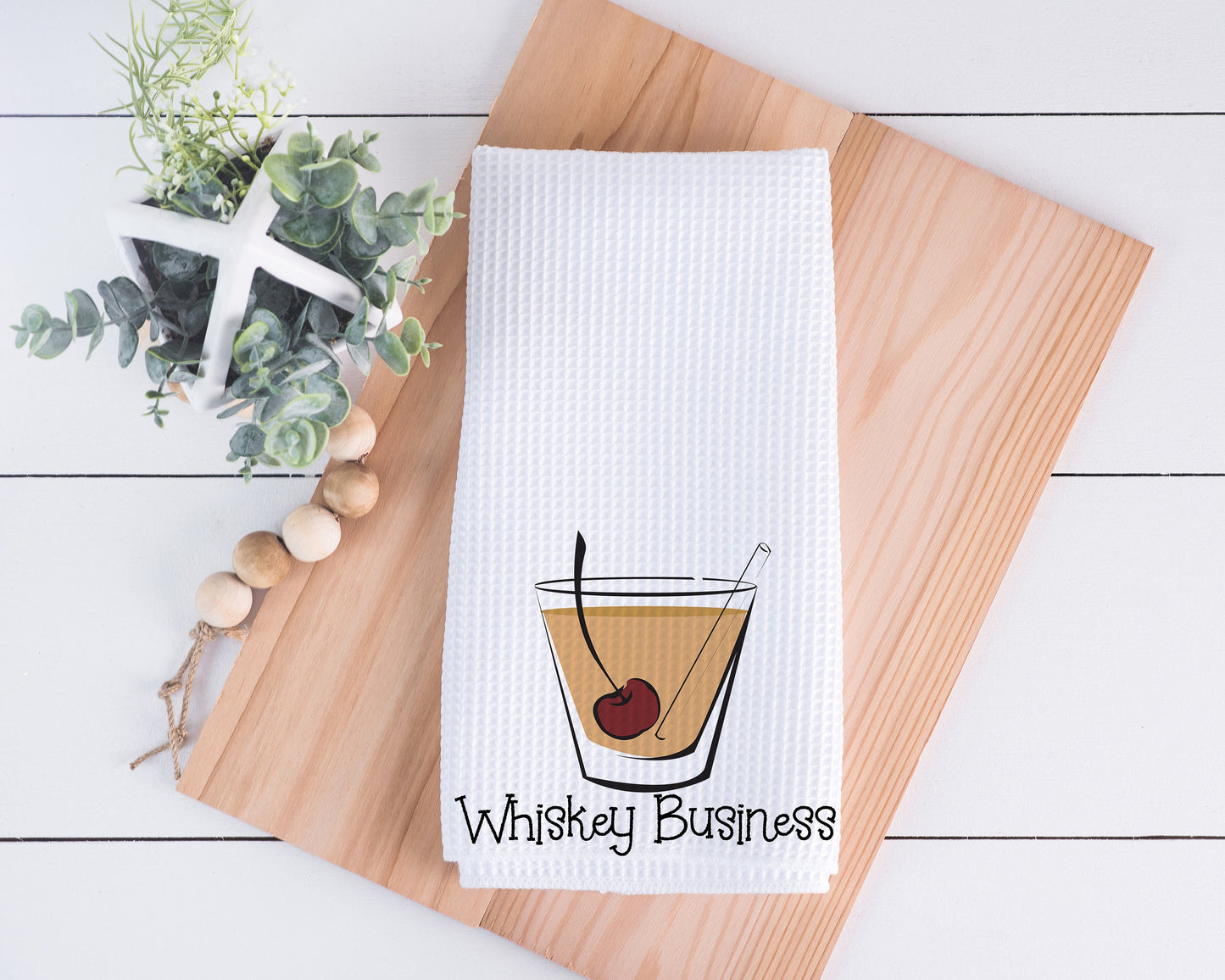 Whiskey Business Hand Towel
