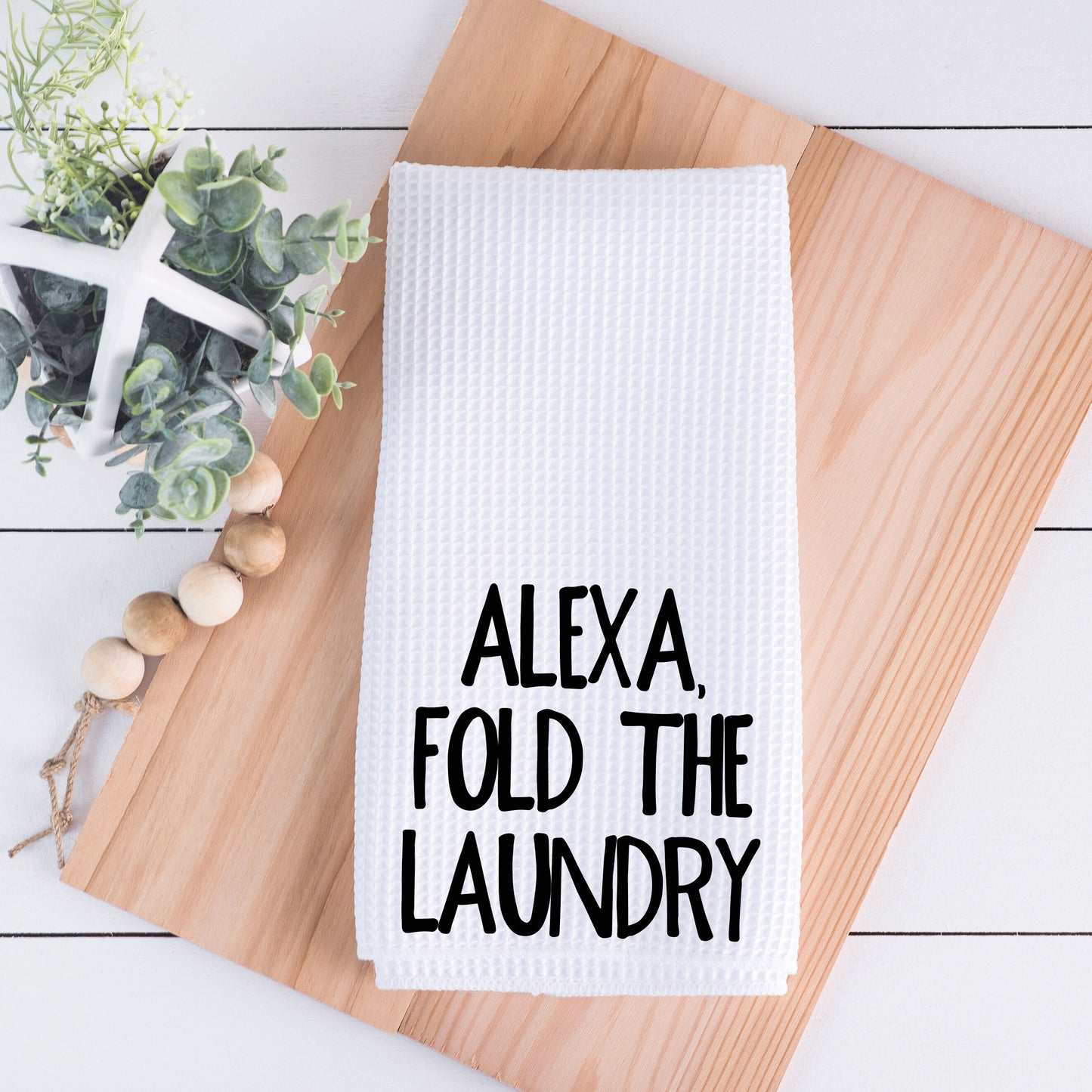 Alexa Fold the Laundry Hand Towel