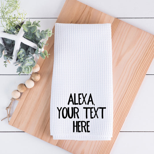 Personalized Alexa Hand Towel