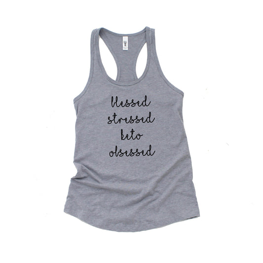 Blessed Stressed Keto Obsessed Tank