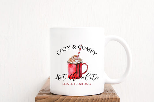 Comfy and Cozy Hot Chocolate Mug