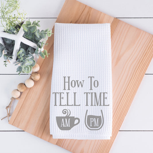 How To Tell Time Hand Towel